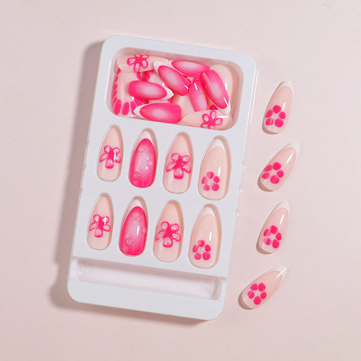 Premium Press-On Nail Set with Decorative Accents Stornfield
