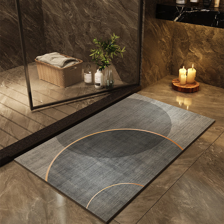 Abstract Geometric Bath Mat