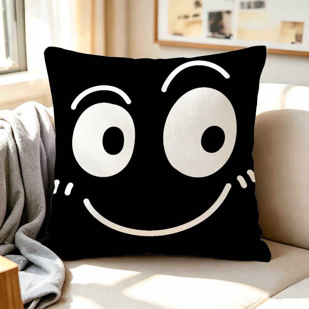 Quirky Graphic Decorative Throw Pillow
