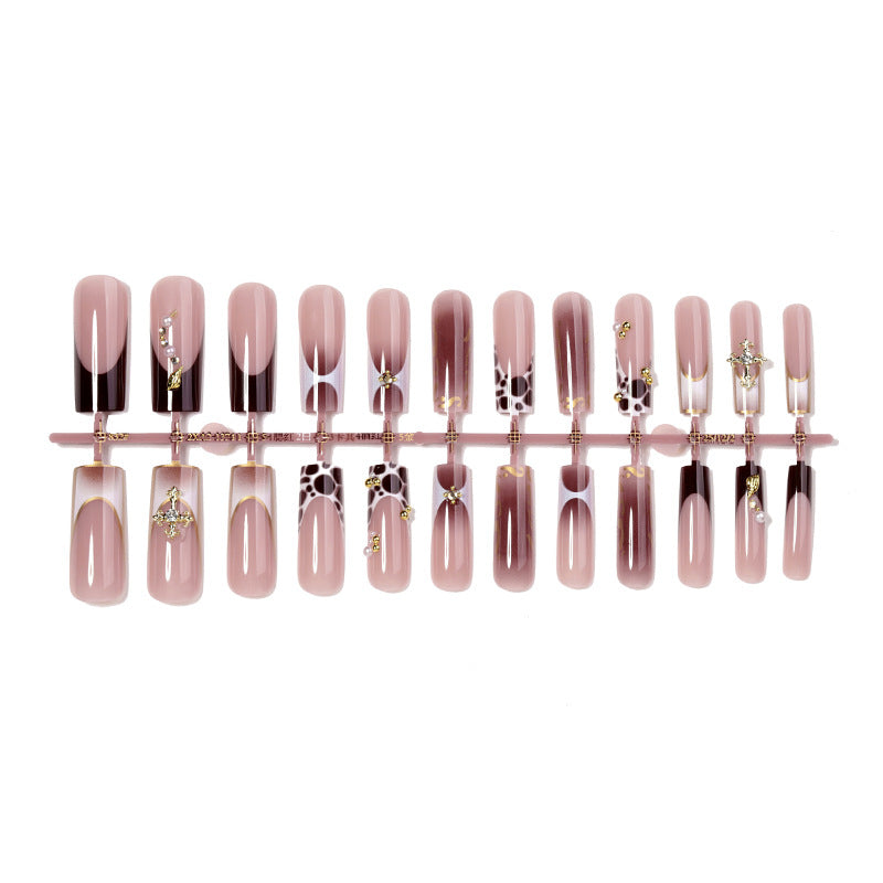 Elegant Decorative Press-On Nail Set Stornfield