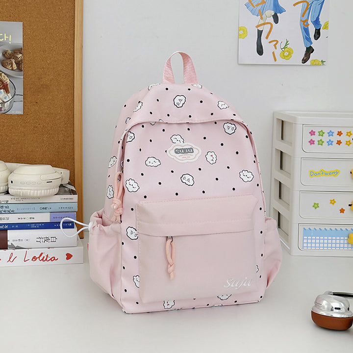 Fun Cloud-Patterned Casual Backpack Stornfield