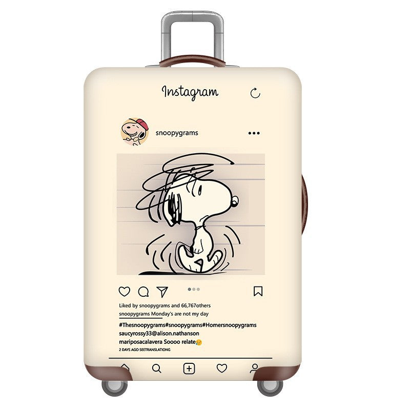 Unisex Hard Shell Suitcase with Fun Cartoon Design Stornfield