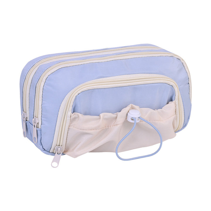 Multifunctional Cosmetic Pouch With Multiple Compartments And Practical Zipper Stornfield