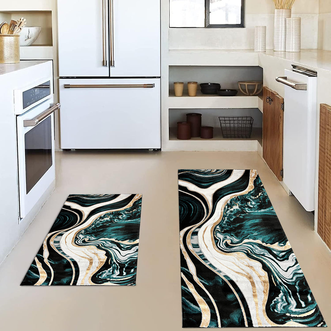 Vintage-Inspired Kitchen Mat Set Stornfield