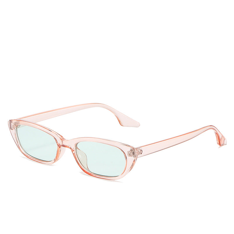 Women's modern sunglasses in trendy cat-eye style with transparent frame Stornfield