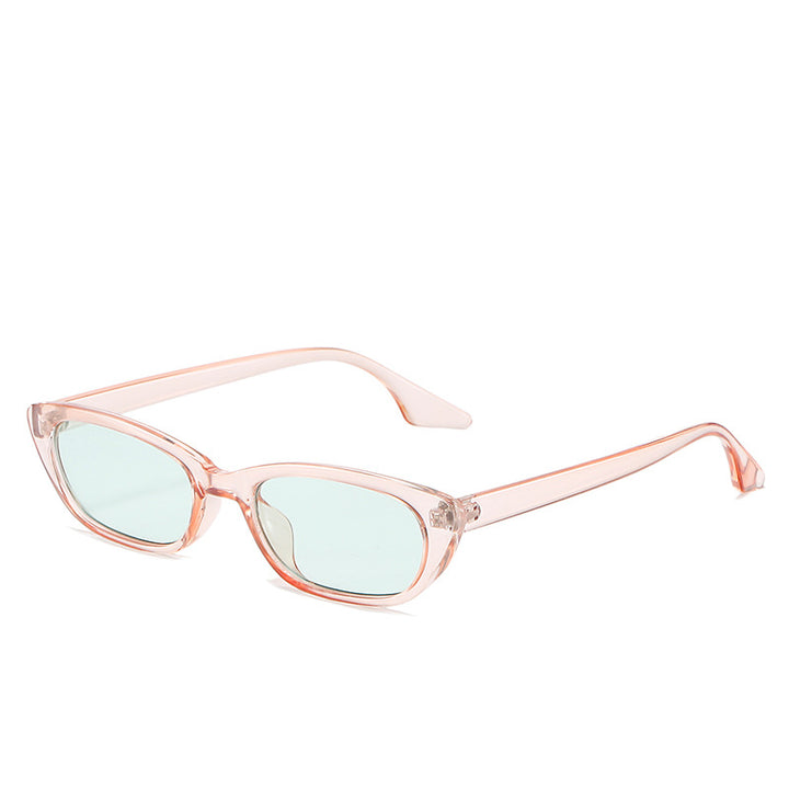 Women's modern sunglasses in trendy cat-eye style with transparent frame Stornfield