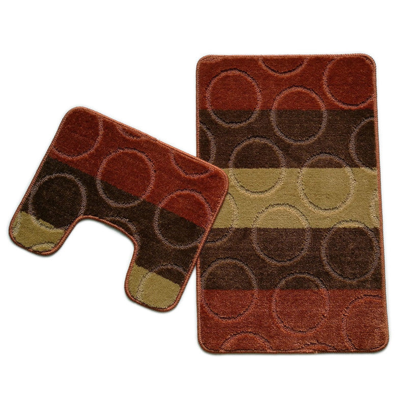 Soft Plush Bathroom Mat Set