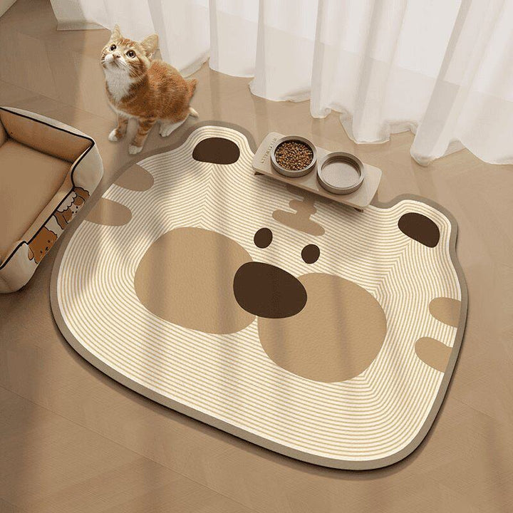 Cartoon Zebra Bath Mat for Bathrooms