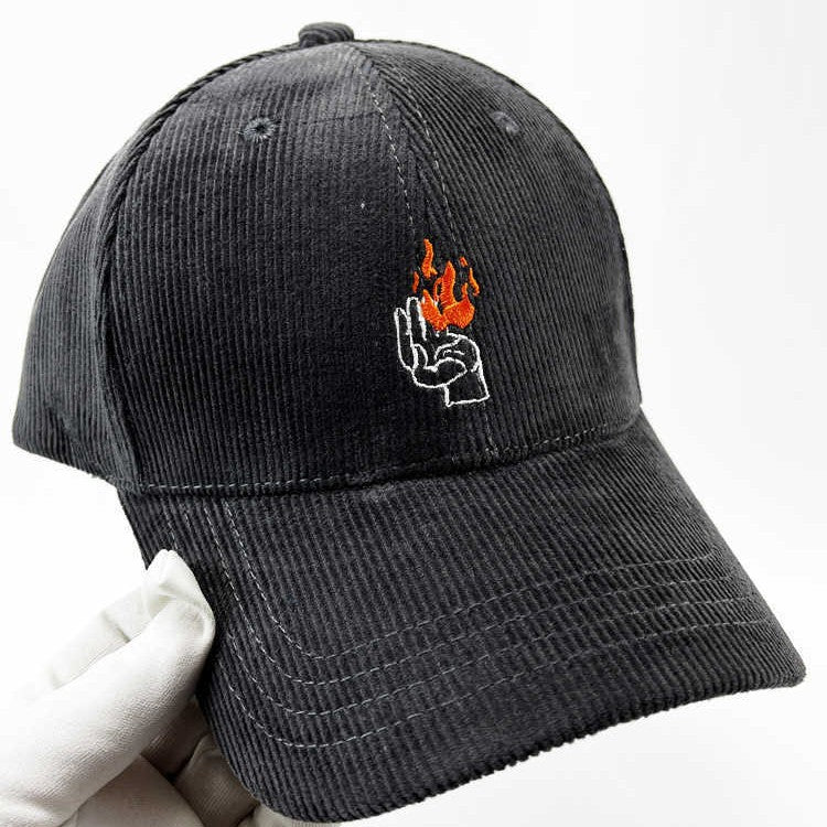 Men's Corduroy Graphic Baseball Cap Stornfield