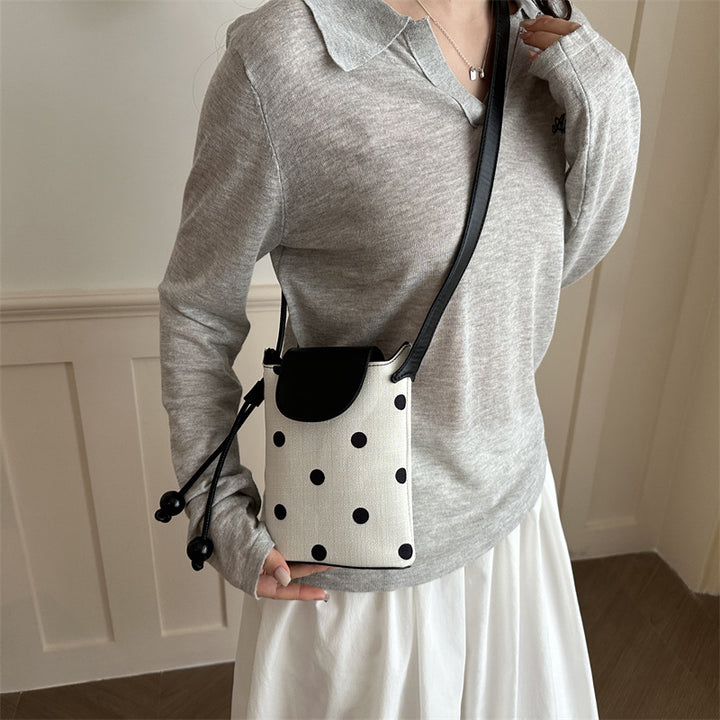 Polka Dot Crossbody Pouch