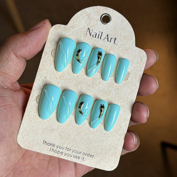 Stylish Decorative Press-On Nail Set Stornfield