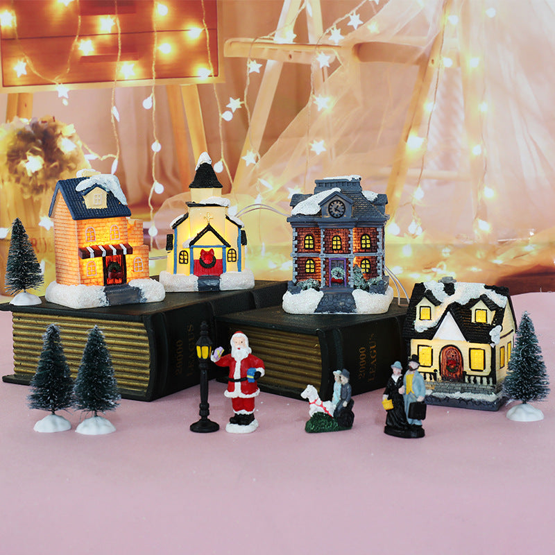 Festive Village Decoration