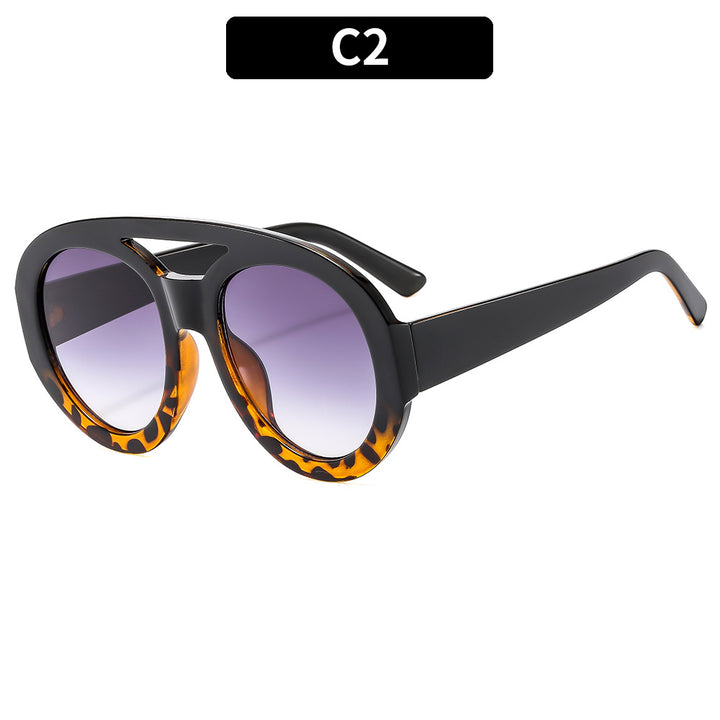 Oversized Gradient Lens Sunglasses Classic Style