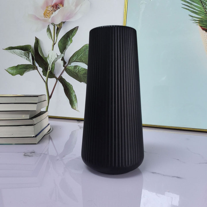 Textured Ribbed Decorative Vase Set Stornfeild