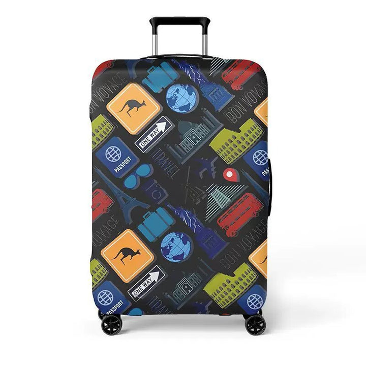 Women's hard shell suitcase with exciting travel motif Stornfield
