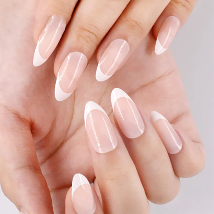 Elegant French Tip Stiletto Press-On Nails Stornfield 1789085334