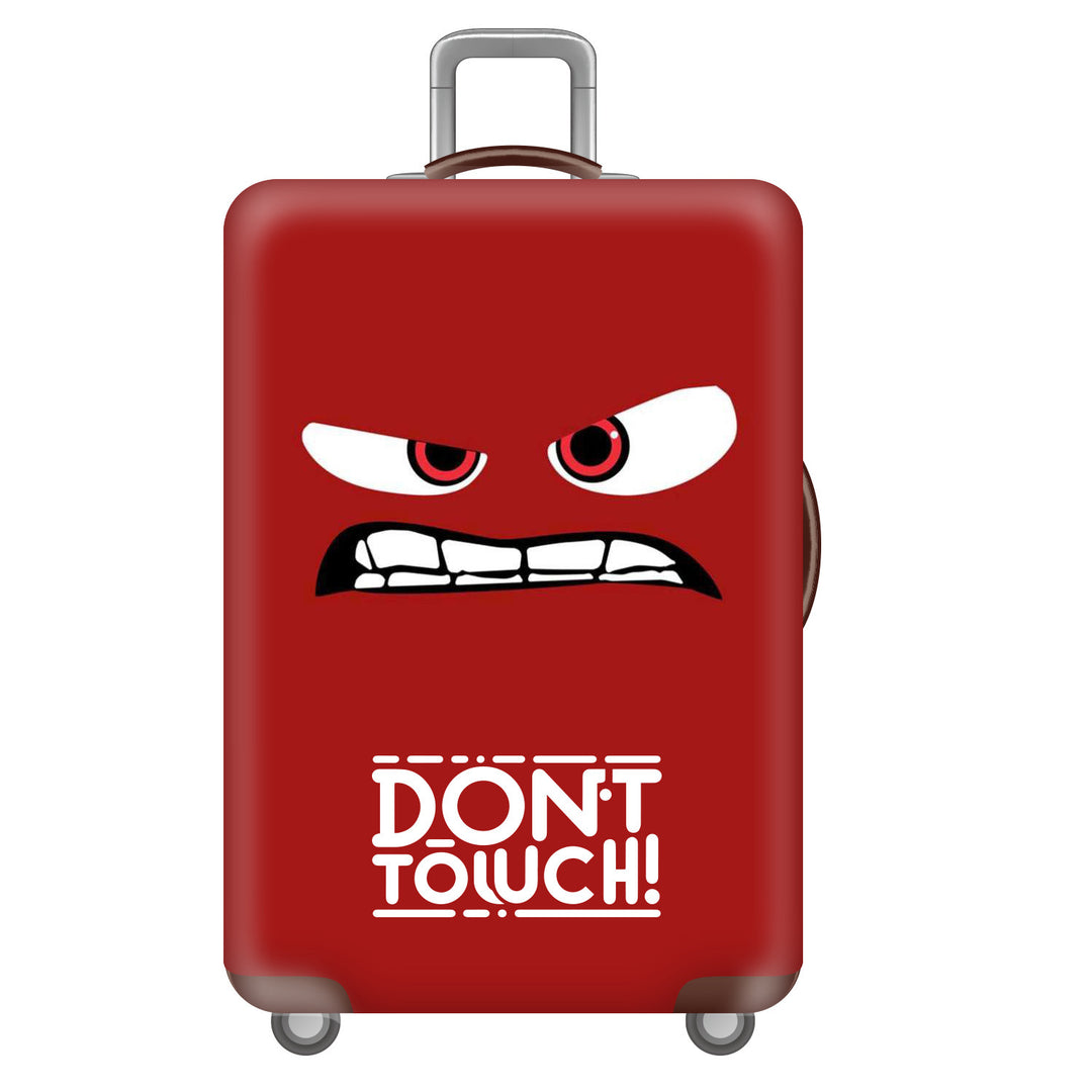 Unisex hard-shell suitcase with funny monster design Stornfield