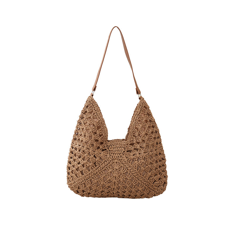 Handmade shoulder bag made from natural materials Stornfield