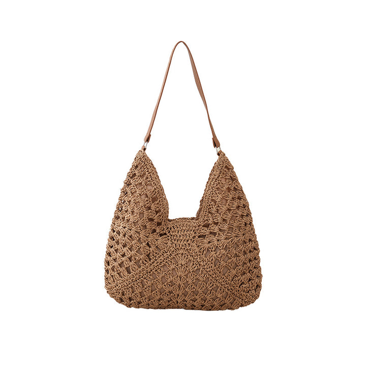Handmade shoulder bag made from natural materials Stornfield