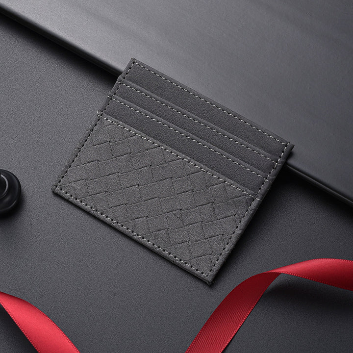 Textured RFID-Blocking Card Holder Stornfield