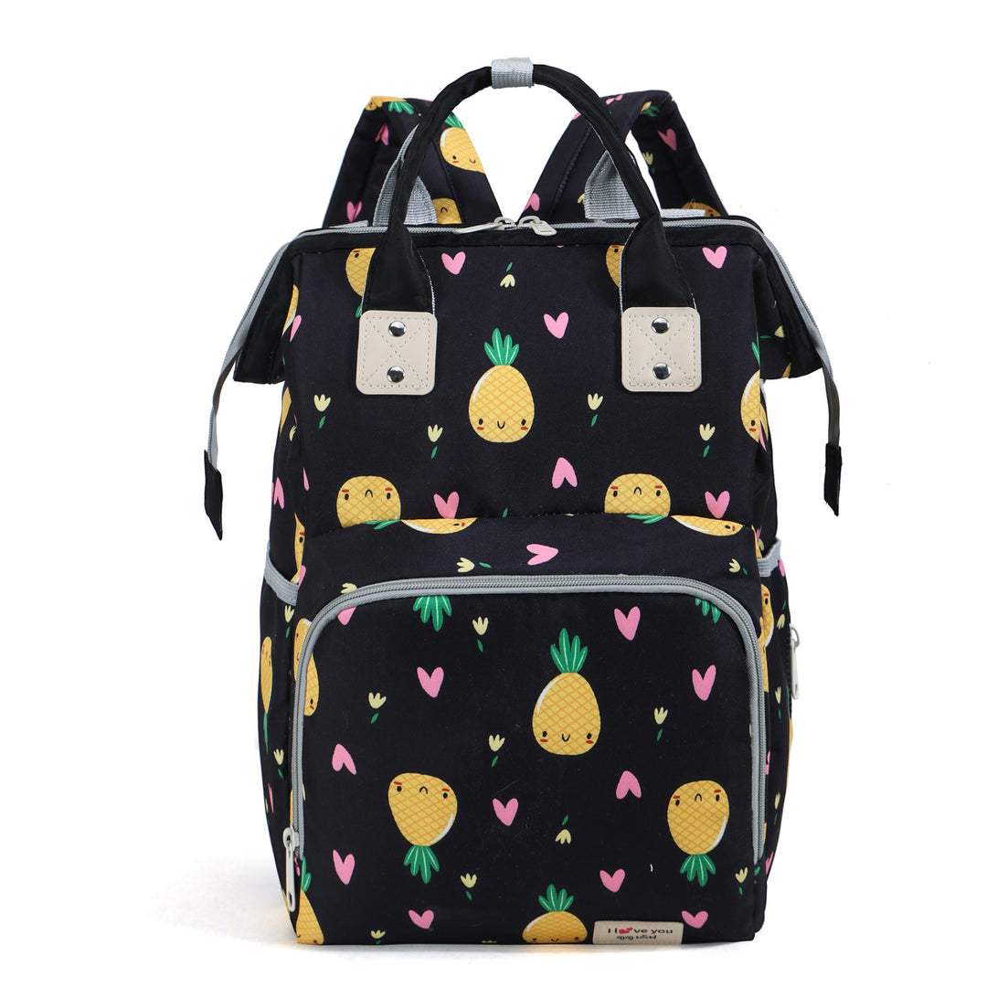 Playful Pineapple Print Diaper Backpack Stornfield