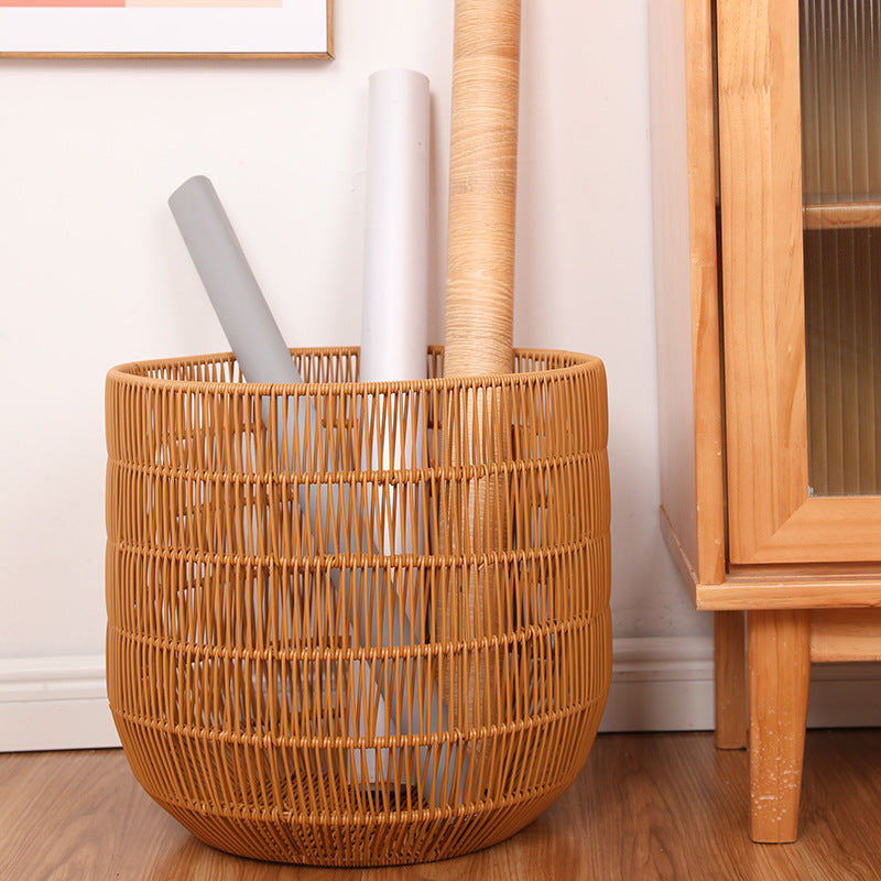 Woven Storage Basket with Handles Stornfield