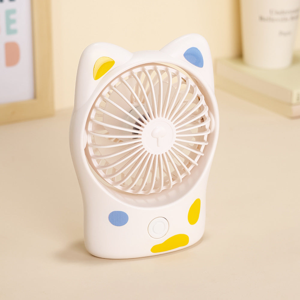 Women Portable Mini Cooling Fan with Cat Ears Stornfield