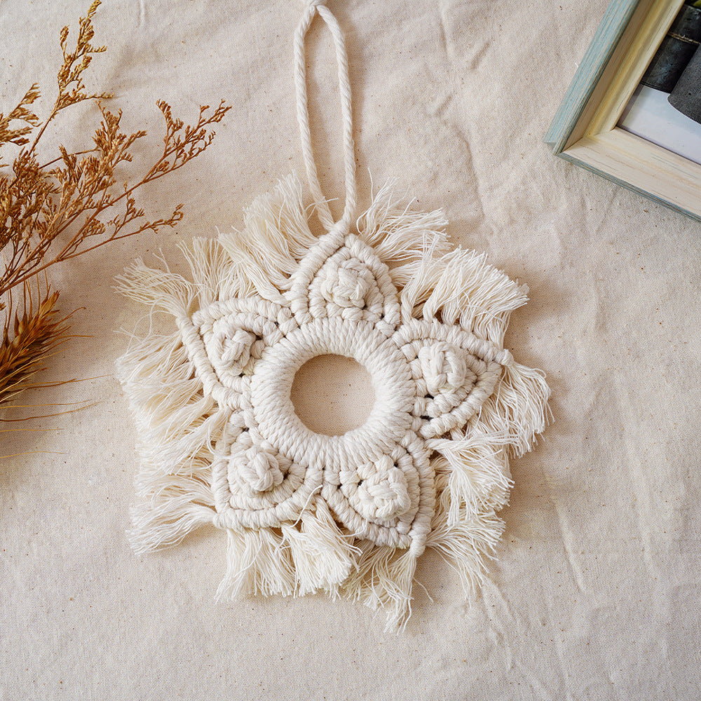 Decorative Macrame Star Ornament Stornfield
