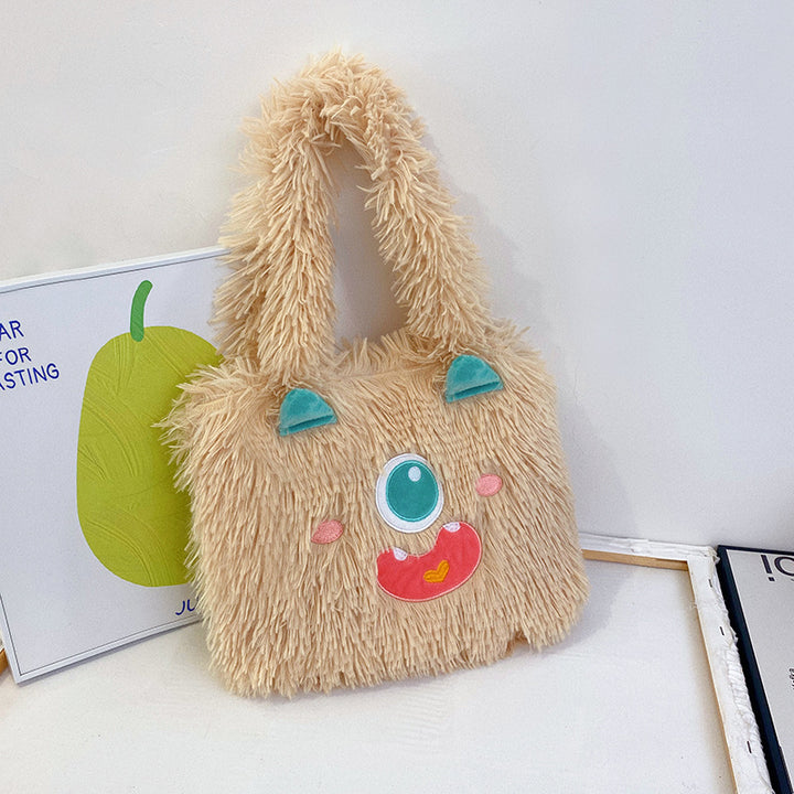 Playful Monster Plush Purse
