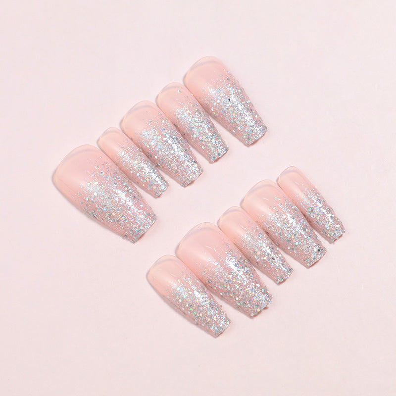 Luxury Glitter Ombre Press-On Nail Set Stornfield