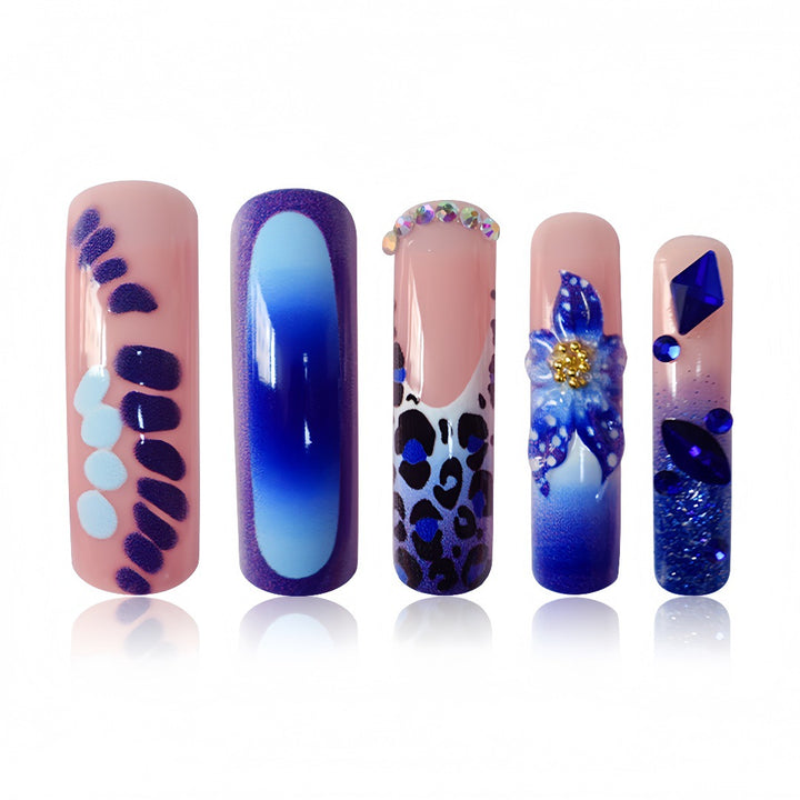 Decorative Press-On Nail Art Extensions Stornfield