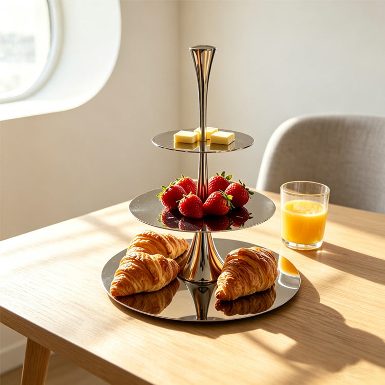 Elegant Two-Tiered Serving Stand