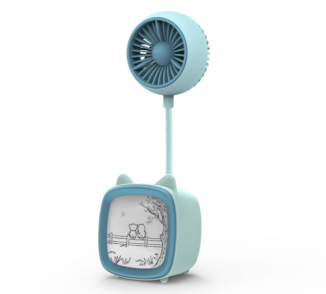 Unisex Cute Bunny-Themed Rechargeable Desk Fan Stornfield