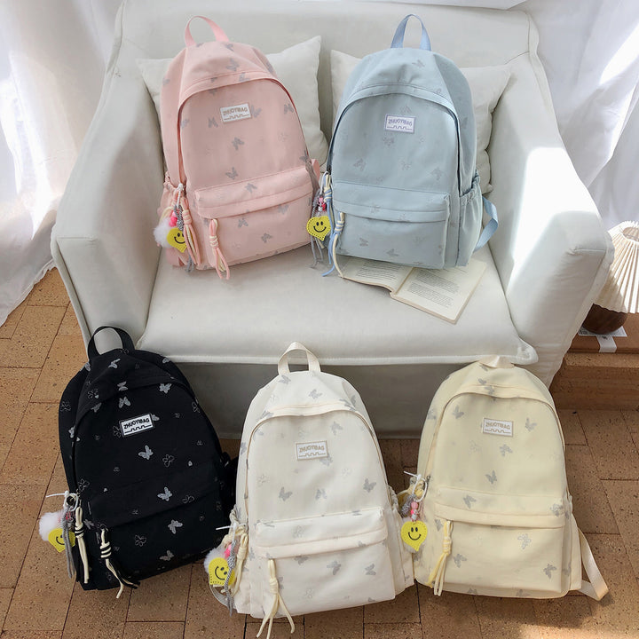 Butterfly Print Casual Backpack Stornfield