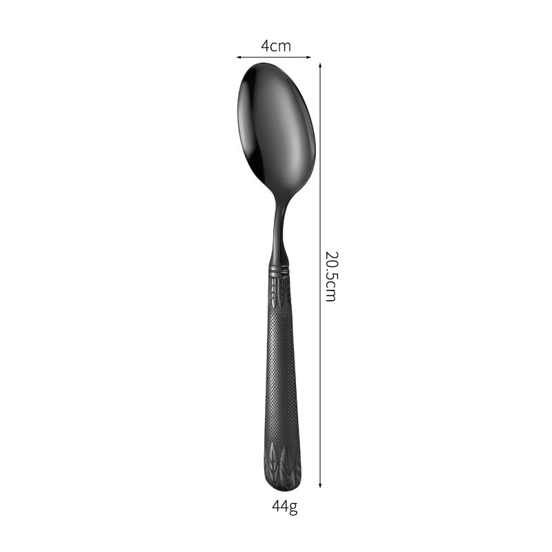 Elegant teaspoon with artistic handle design Stornfield