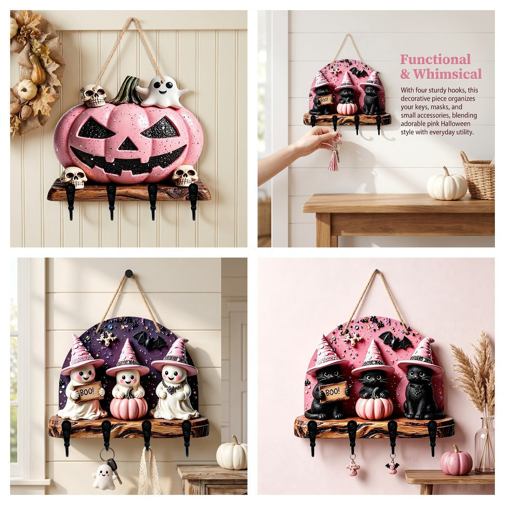 Halloween decorative figure with witch motifs Stornfield