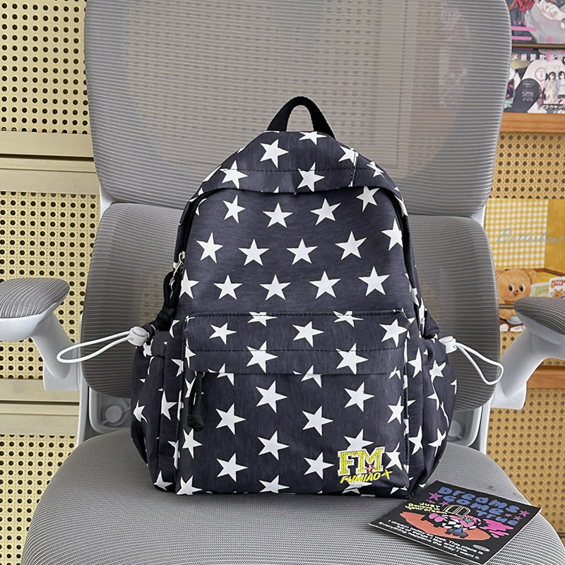 Fun Star-Patterned Casual Backpack Stornfield