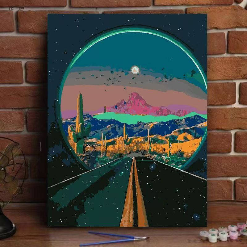 Cosmic Landscape Canvas Art Stornfield