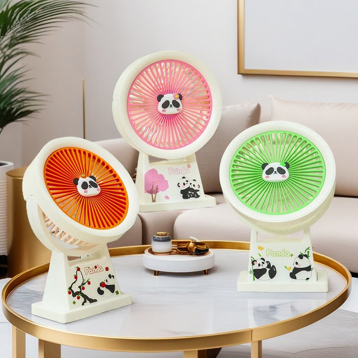 Ladies Portable Mini Fan with Cute Panda Design Stornfield