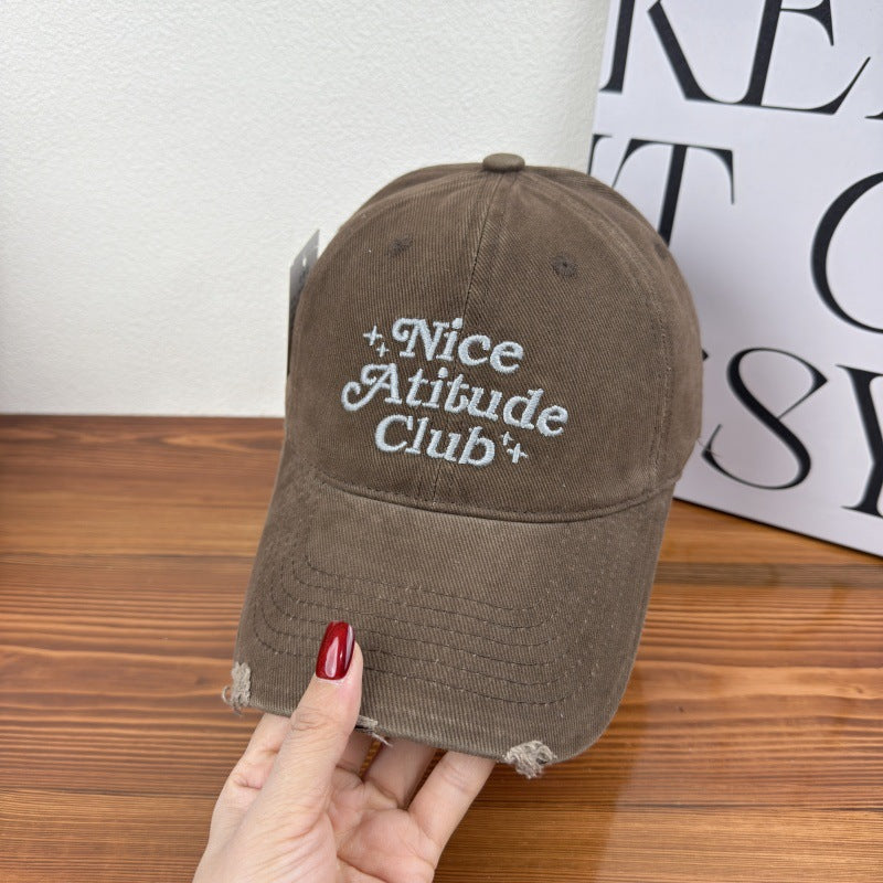 Men's Distressed Cotton Baseball Cap Stornfield 1784270476
