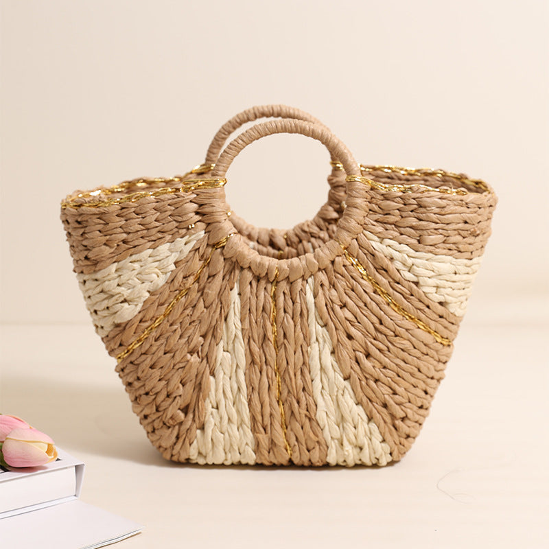 Handcrafted basket bag in modern design Stornfield