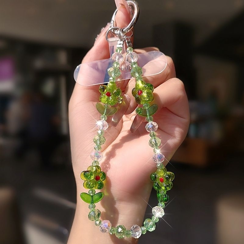 Floral Beaded Phone Lanyard Stornfield