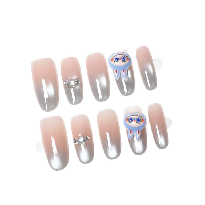 Premium Jellyfish-Themed Press-On Nail Set Stornfield