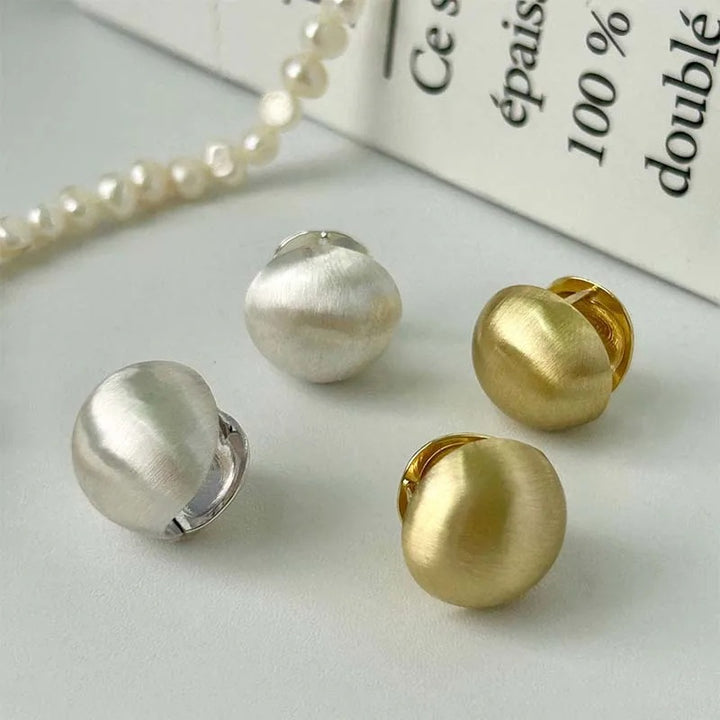 Elegant earrings made of high-gloss metal Stornfield