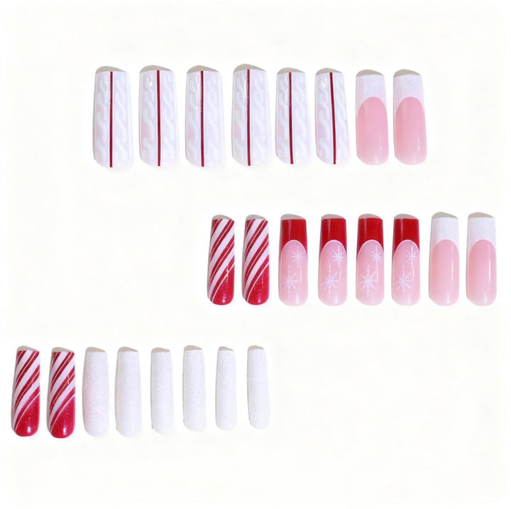 Festive Acrylic Nail Art Extensions Stornfield