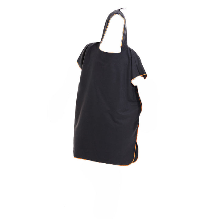 Women's Hooded Poncho made of soft Microfiber Fabric Stornfield