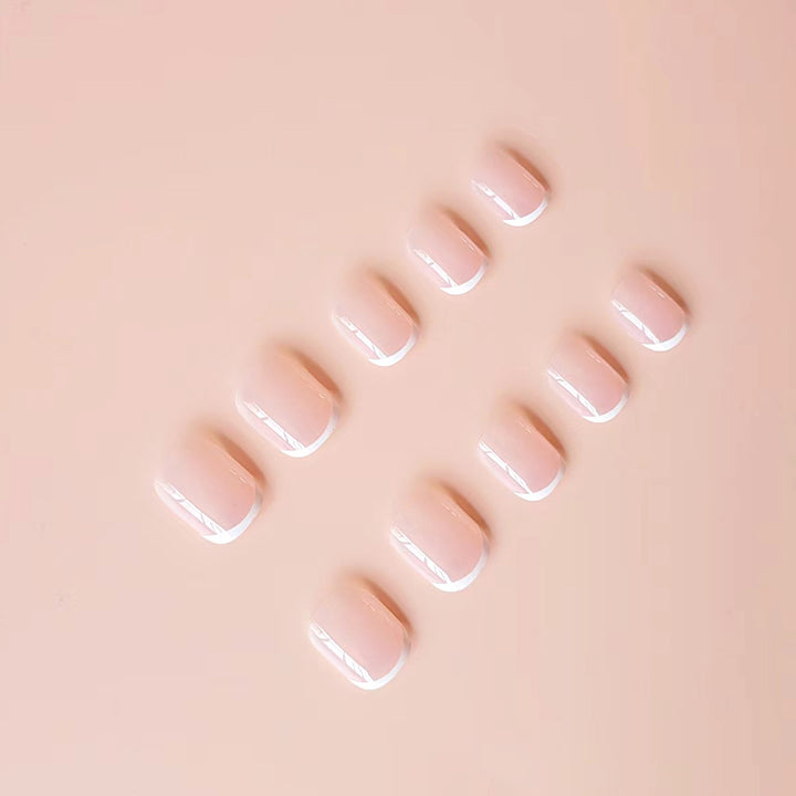 Nail art set with elegant French design Stornfield