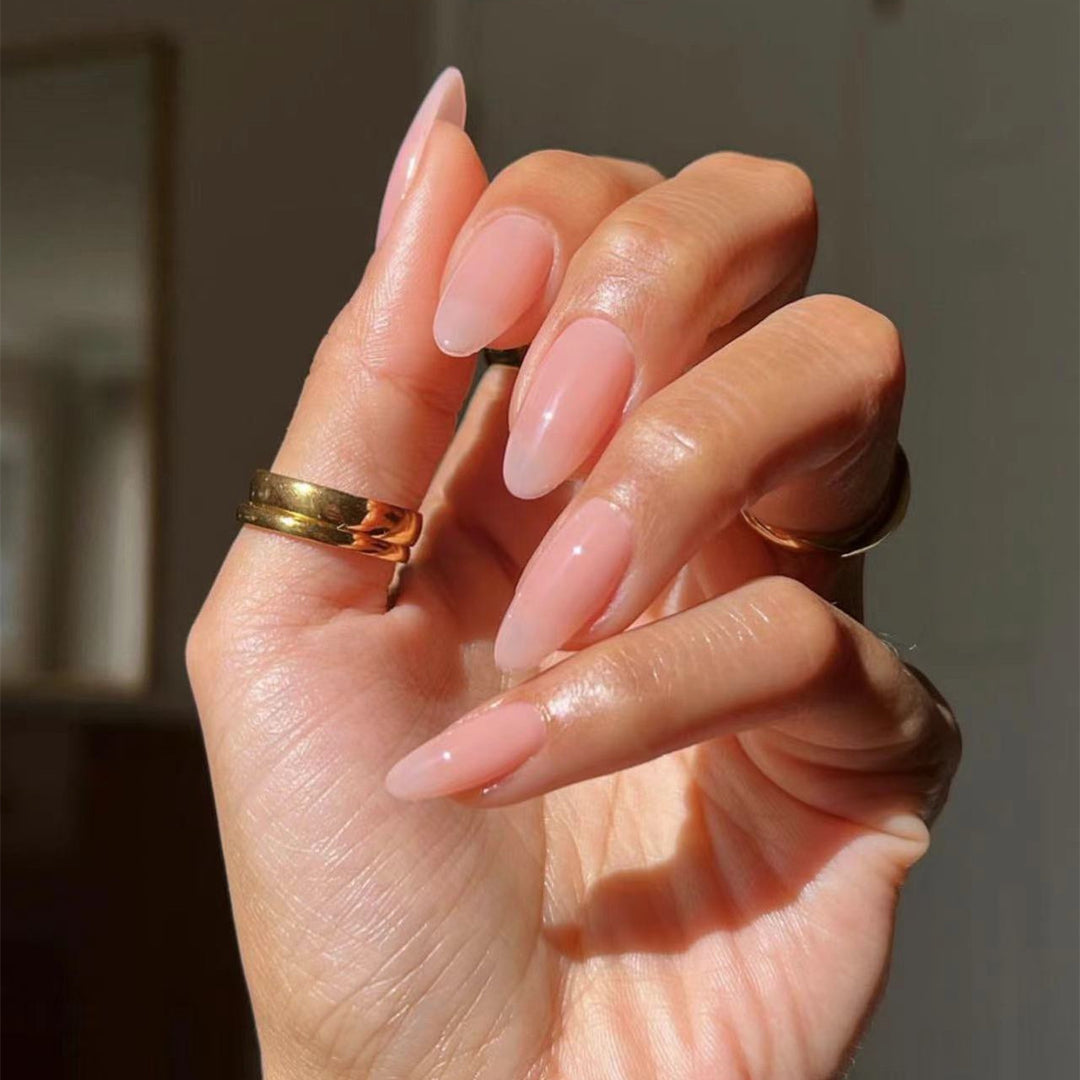 Premium Press-On Nail Set with Elegant Almond Shape