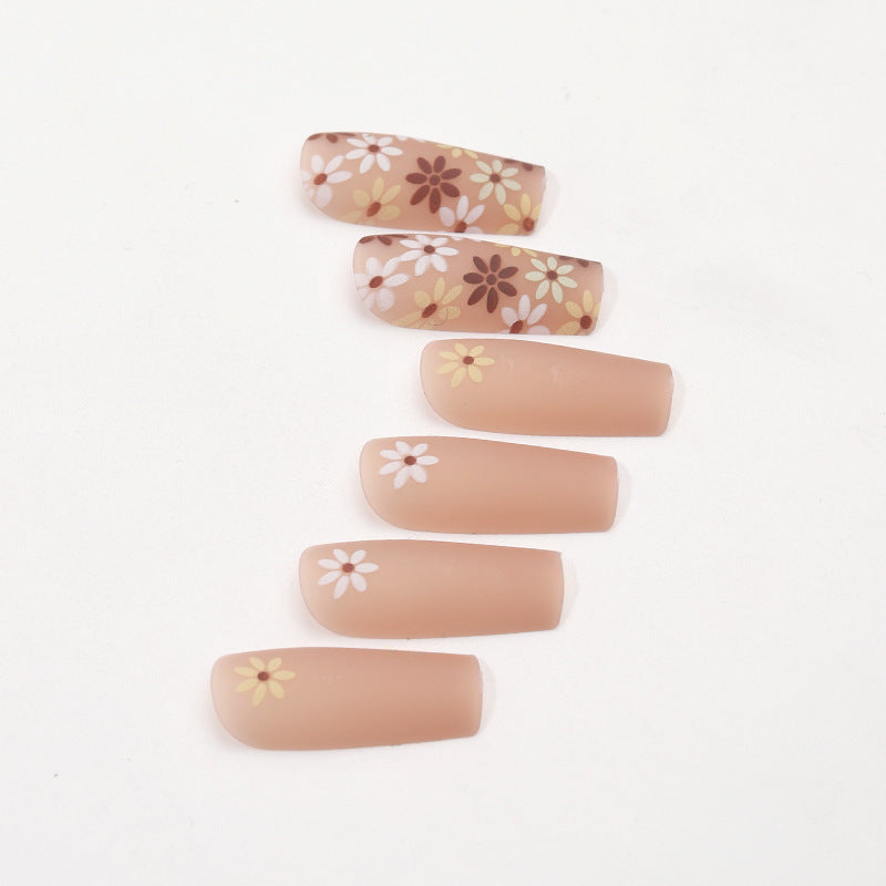 Floral Art Gel Press-On Nail Tips Stornfield