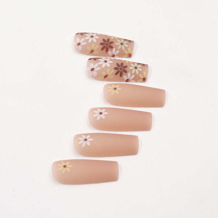 Floral Art Gel Press-On Nail Tips Stornfield
